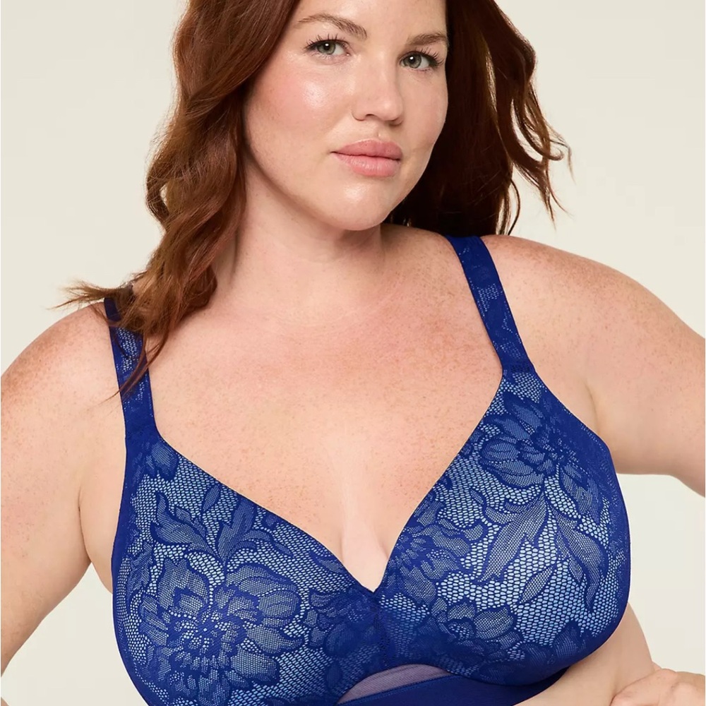 CACIQUE Blue Lace Bra